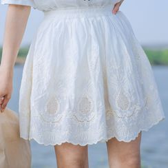 Echo Forest - Lace A-Line Skirt Echo Forest - Lace A-Line Skirt