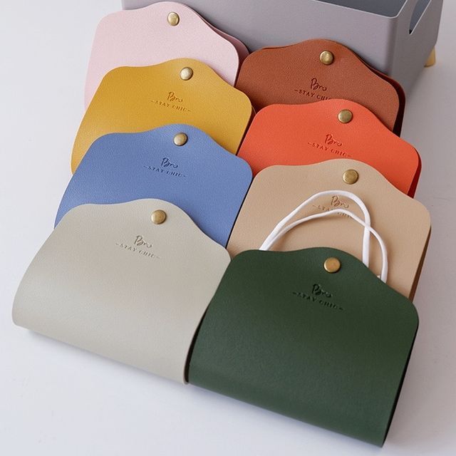 Sheroni Faux Leather Surgical Mask Holder YesStyle