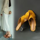 Kireina - Transparent-Heel Slide Sandals