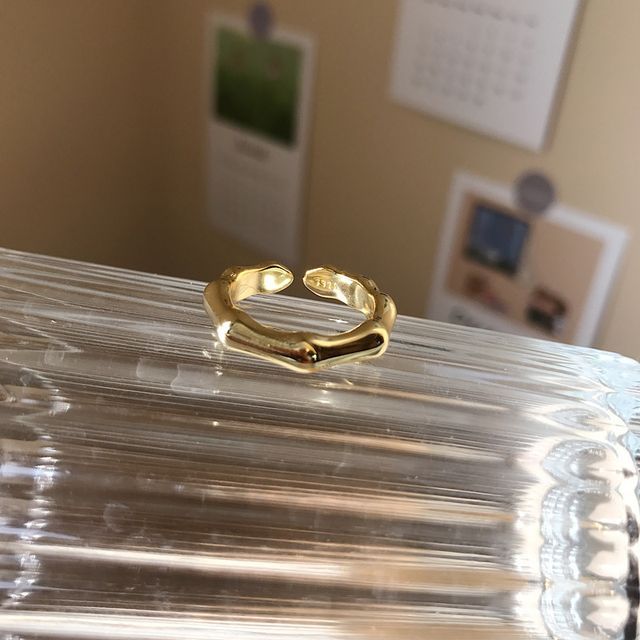 Forainer-925 Sterling Silver Open Ring