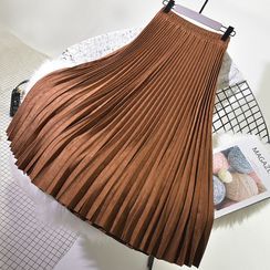 DORRIE - Plain Pleated Skirt