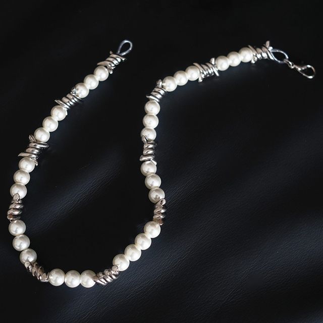 BABLIBU-Faux Pearl Alloy Necklace