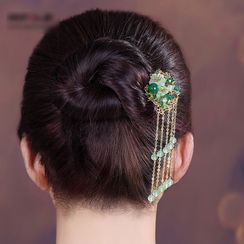 Gangnam - Flower Fringed Hair Stick