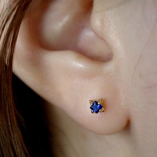 Phoenoa-S925 Sterling Silver Rhinestone Stud Earring