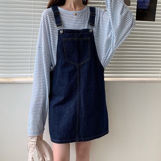 mini overall dress