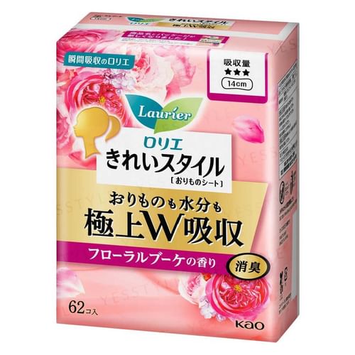 Kao - Laurier Kirei Style Super Absorption Lingerie Liner Romantic Rose