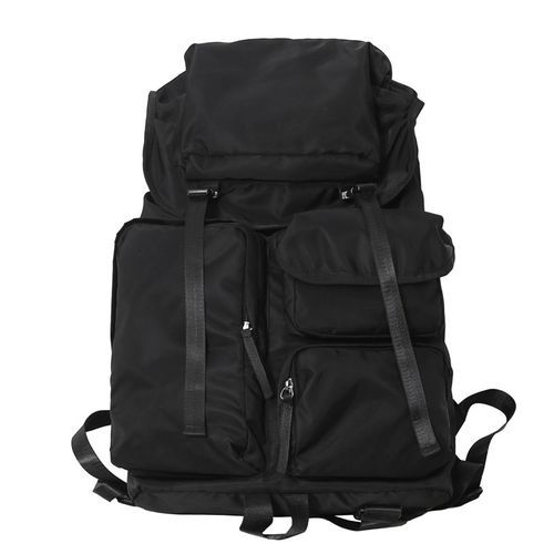 Mulgam - Plain Drawstring Nylon Backpack | YesStyle