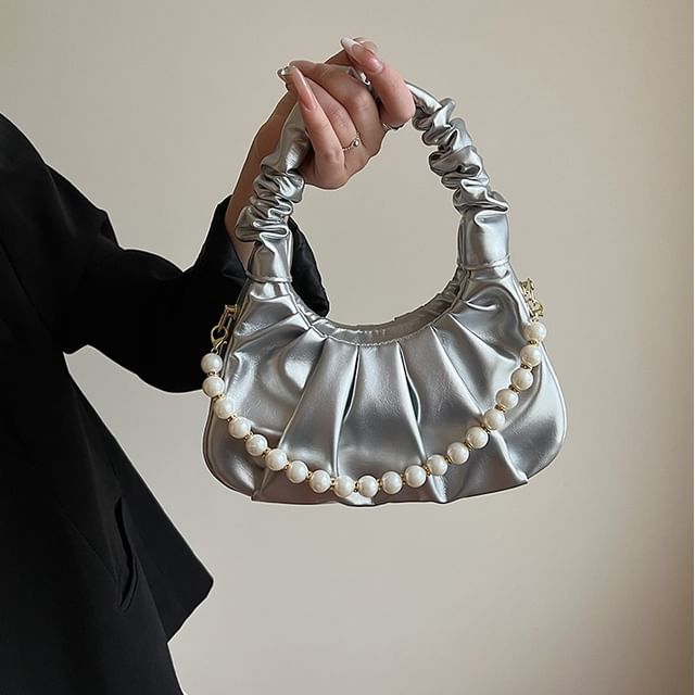 Basaran-Beaded Hobo Bag
