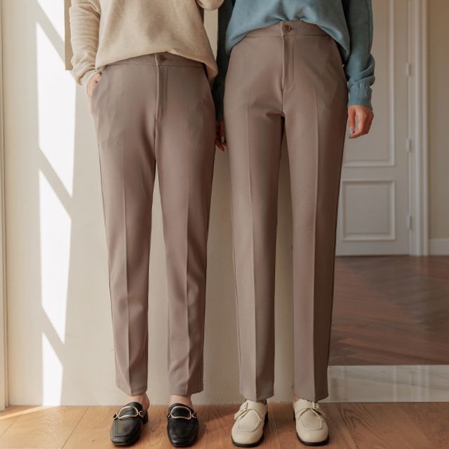 JUSTONE StraightLeg Dress Pants in 2 Lengths YesStyle