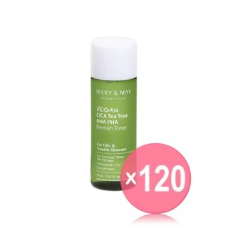 Mary&May - Vegan Cica Teatree AHA PHA Blemish Toner Mini (x120) (Bulk Box)