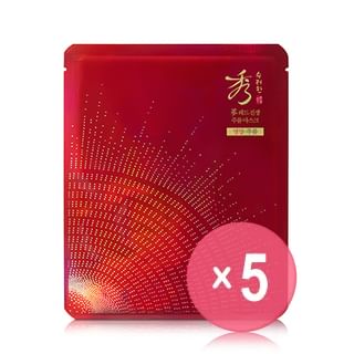 Sooryehan - Red Ginseng Wrinkle Care Mask (x5) (Bulk Box)