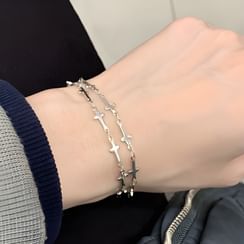 PANGU - Stainless Steel Cross Bracelet PANGU - Stainless Steel Cross Bracelet