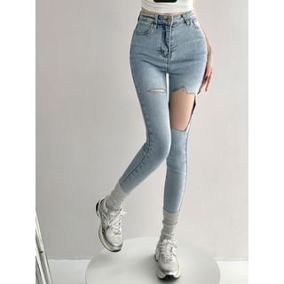 Shira Cutout Skinny Jeans