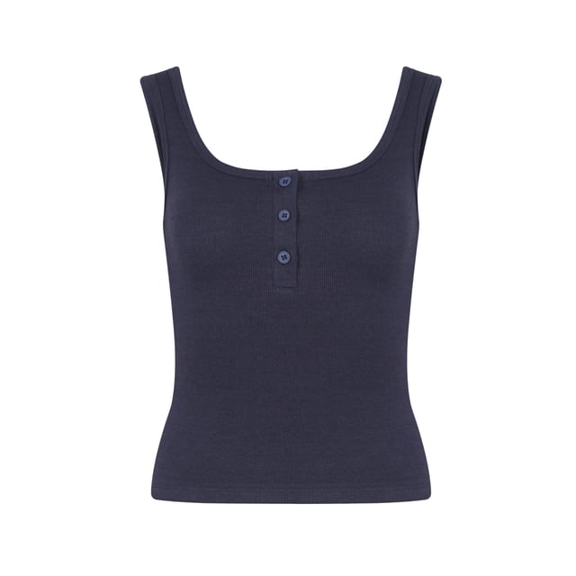Colada-Henley Plain Tank Top