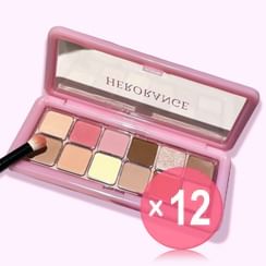 HERORANGE - Eyeshadow Palette - Sakura (x12) (Bulk Box)
