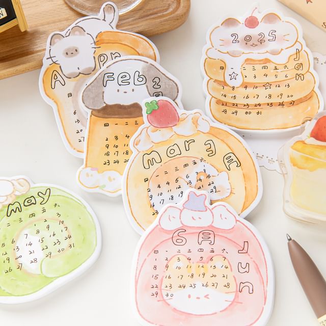 YUNO - Cartoon Animal Dessert Sticky Note (Various Designs) | YesStyle