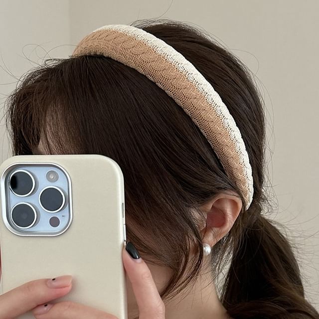 Sesori-Two-Tone Fabric Headband