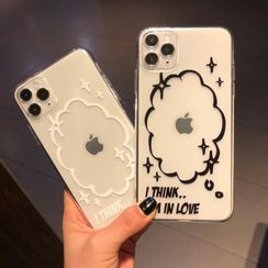 Huella - 線條雲朵手機殼For iPhone SE / 7 / 7 Plus / 8 / 8 Plus / X / XS / XR / XS Max / 11 / 11 Pro / 11 Pro Max Huella - 線條雲朵手機殼For iPhone SE / 7 / 7 Plus / 8 / 8 Plus / X / XS / XR / XS Max / 11 / 11 Pro / 11 Pro Max