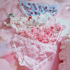 Prinsis - Printed Mesh Panties (Various Designs) Prinsis - Printed Mesh Panties (Various Designs)