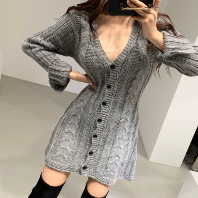 knee length dresses for mother of the groom Dreamylily A-line Scoop Knee-Length Lace Chiffon Mother of the Bride Dress