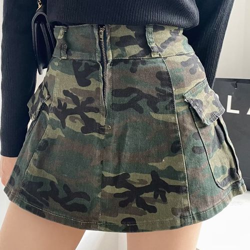 Camo a line on sale skirt