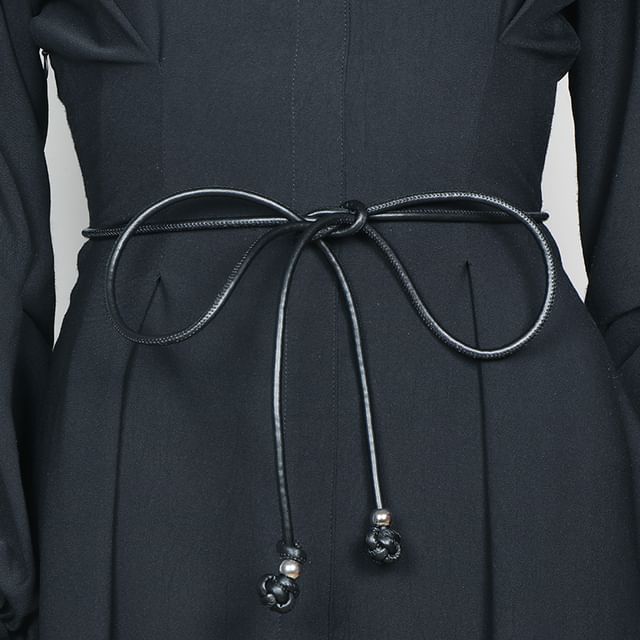 Poyol-Faux Leather Belt