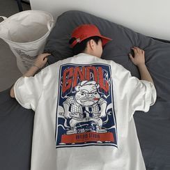 SuperLittle - Cartoon Printed Short-Sleeve T-Shirt SuperLittle - Cartoon Printed Short-Sleeve T-Shirt