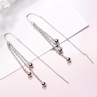 Chimerro-Fringed Threader Earring
