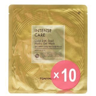 TONYMOLY - Intense Care Gold 24K Snail Hydro Gel Mask 1pc (x10) (Bulk Box)