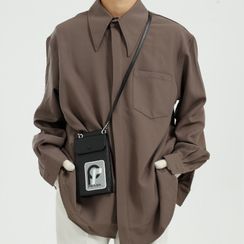 FAERIS - Long-Sleeve Plain Shirt FAERIS - Long-Sleeve Plain Shirt