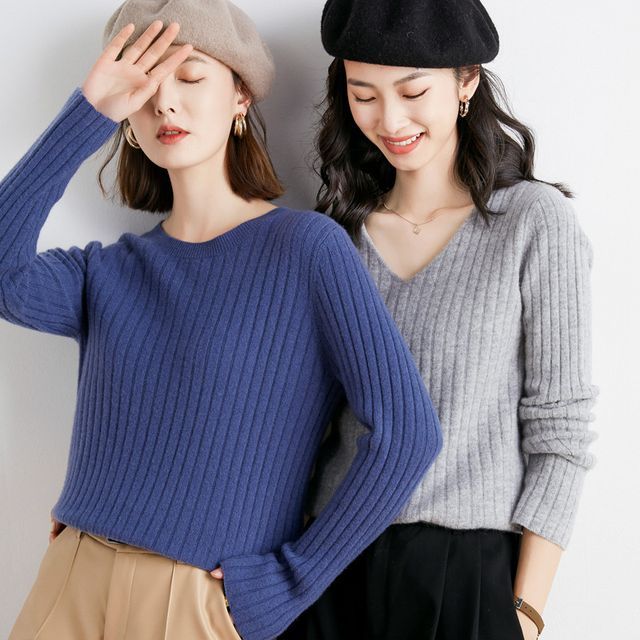 Weelop-Rib Knit Sweater