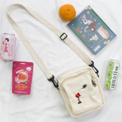 Geolte - Embroidered Crossbody Bag Geolte - Embroidered Crossbody Bag