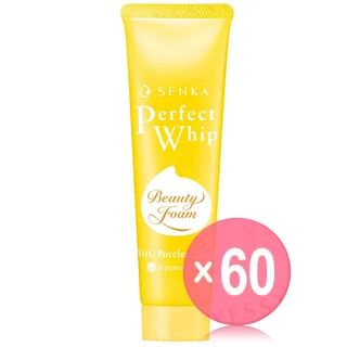 Shiseido - Senka Perfect Whip Vit C Poreless Glow Japanese Yuzu Beauty Face Foam Mini (x60) (Bulk Box)