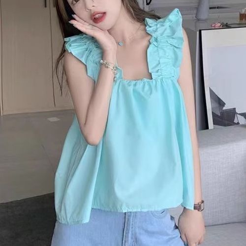 square neck flowy tank top