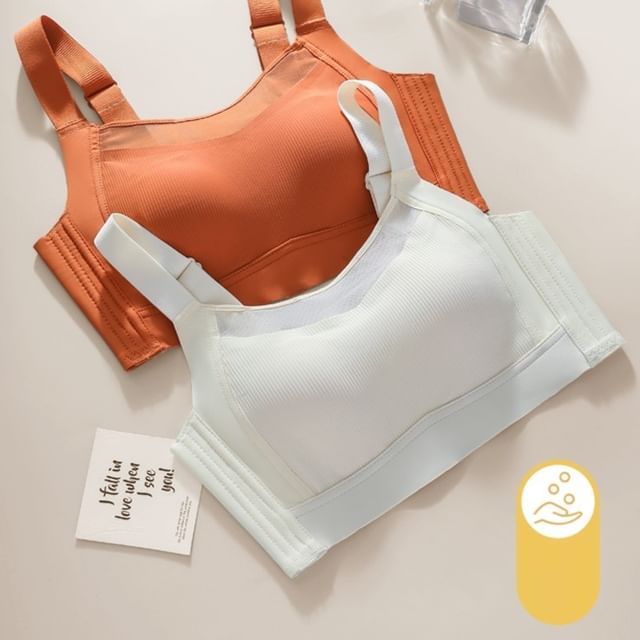 HYG Lingerie-Plain Seamless Push Up Bra