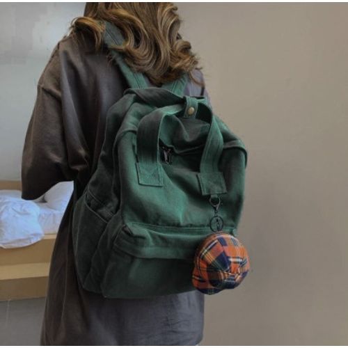 MUSIS Canvas Backpack YesStyle