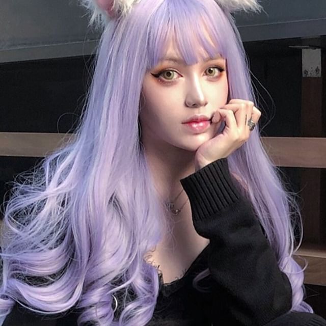 Pin Show-Long Full Wig - Wavy