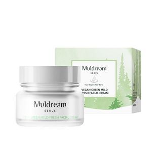 Muldream - Vegan Green Mild Fresh Facial Cream
