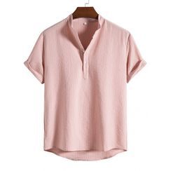 Chopit - Short-Sleeve Pinstriped Shirt