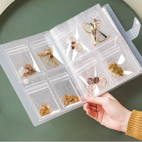 Packup - Jewelry Storage Book with PVC Pockets (various designs)