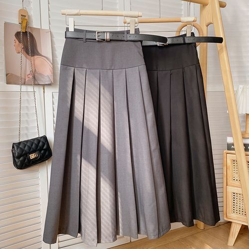 Leather accordion outlet pleated skirt