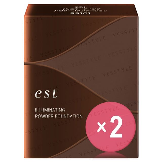 Sofina-est Illuminating Powder Foundation SPF 21 PA 2pcs Bundle Set