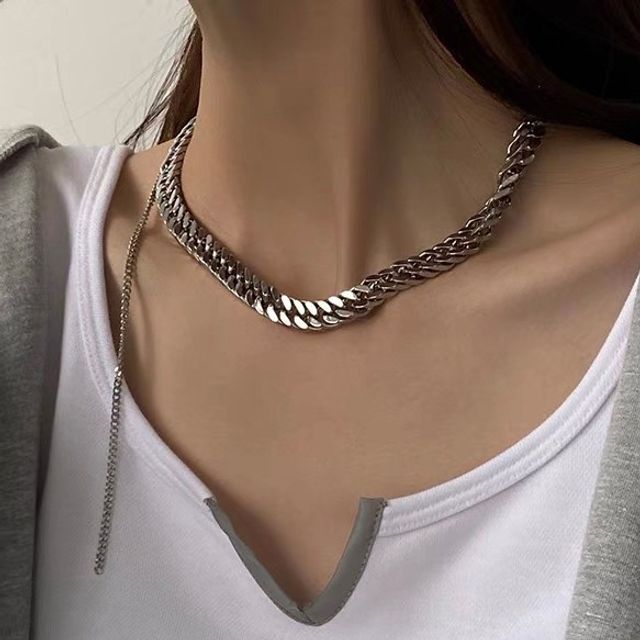 Chunky Chain Stainless Steel Necklace 
