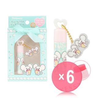 SHOBIDO - Pokemon Pokepeace Wakkanezumi Charm Lip Balm (x6) (Bulk Box)