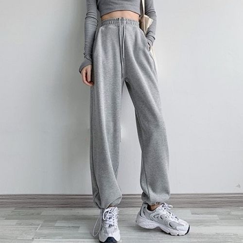 Drawstring-Cuff Sweatpants