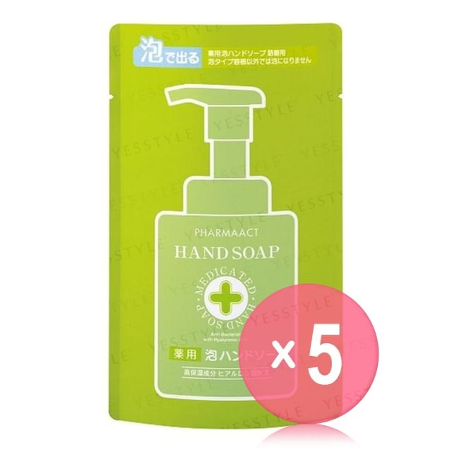 KUMANO COSME-Pharmaact Medicated Foaming Hand Soap 5pcs Bundle Set