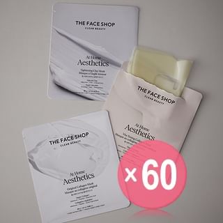 THE FACE SHOP - At Home Aesthetics Mask Sheet - 3 Types (x60) (Bulk Box)