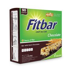 Three O'Clock - Fitbar Crispy Rice Bar with Dark Chocolate (90 calories) 24g x5 Three O'Clock - Fitbar Crispy Rice Bar with Dark Chocolate (90 calories) 24g x5