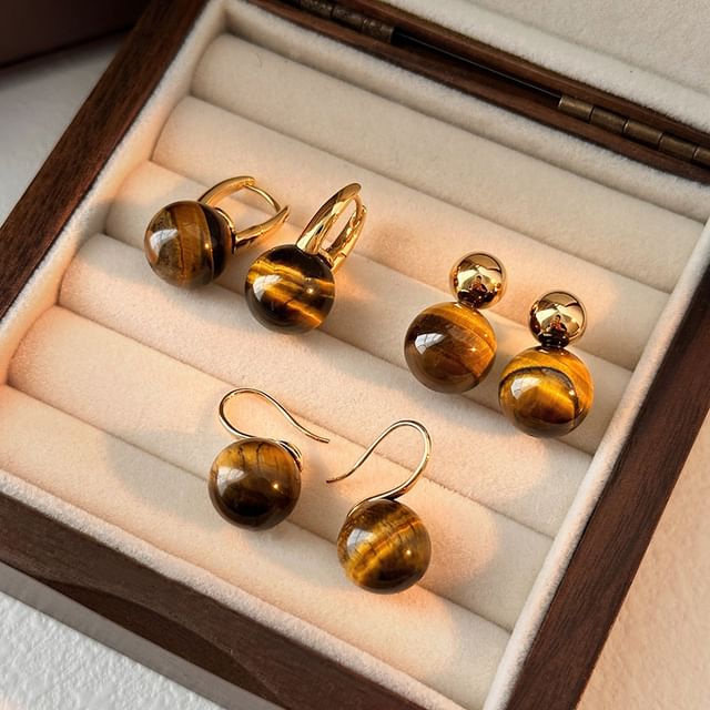 Jael-Gemstone Drop Earring Hook Earring Hoop Earring
