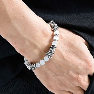 Black Degree-Bead Bracelet